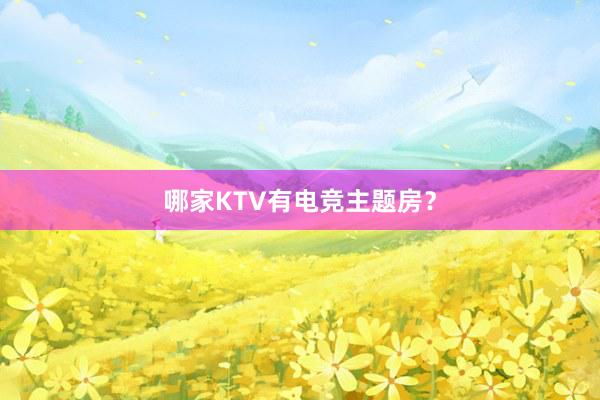 哪家KTV有电竞主题房？