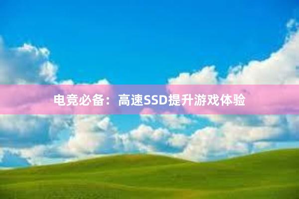 电竞必备：高速SSD提升游戏体验